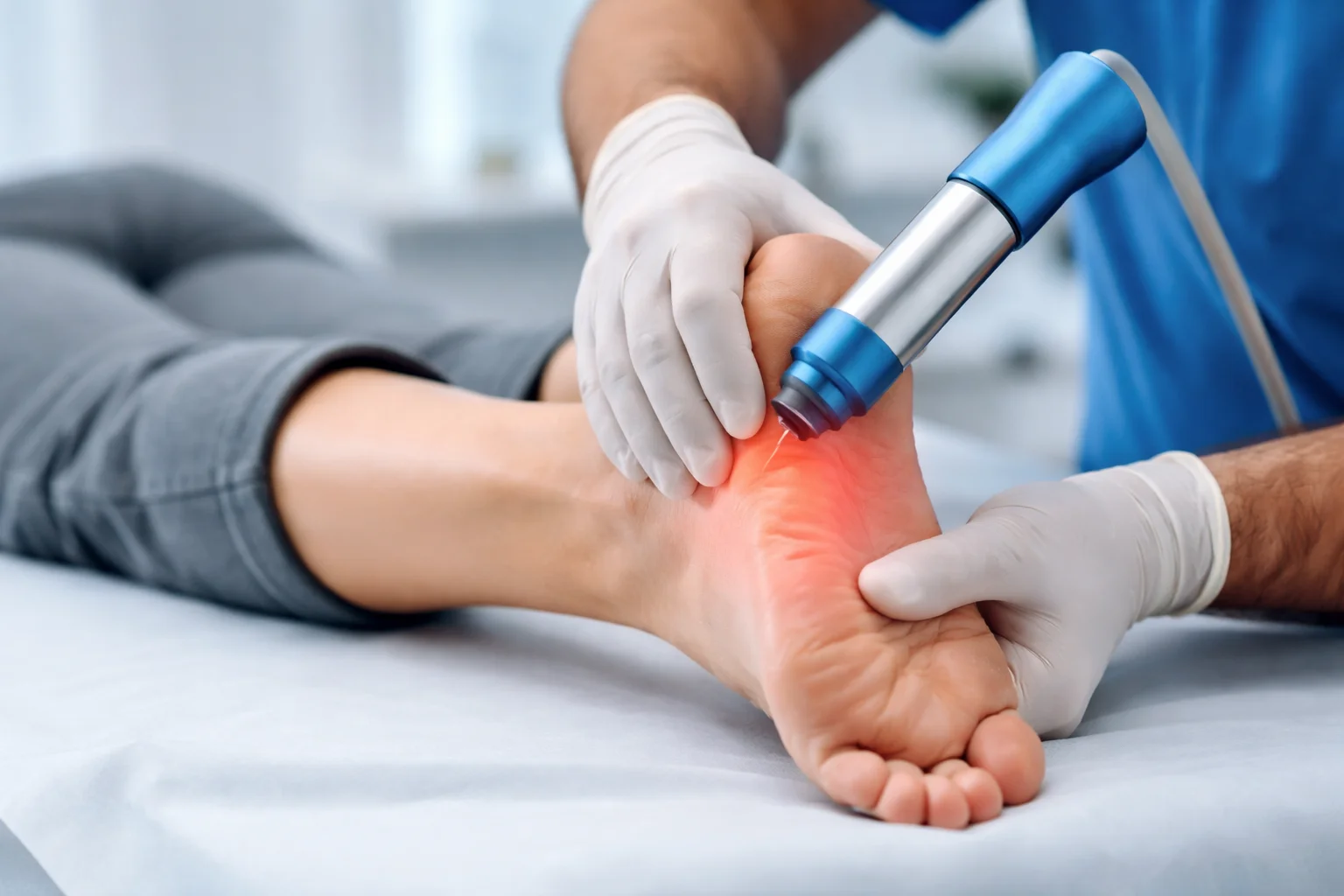 Болит пятка внутри и больно наступать: как лечить плантарный фасциит (пяточную шпору) и когда помогает УВТ в Израиле