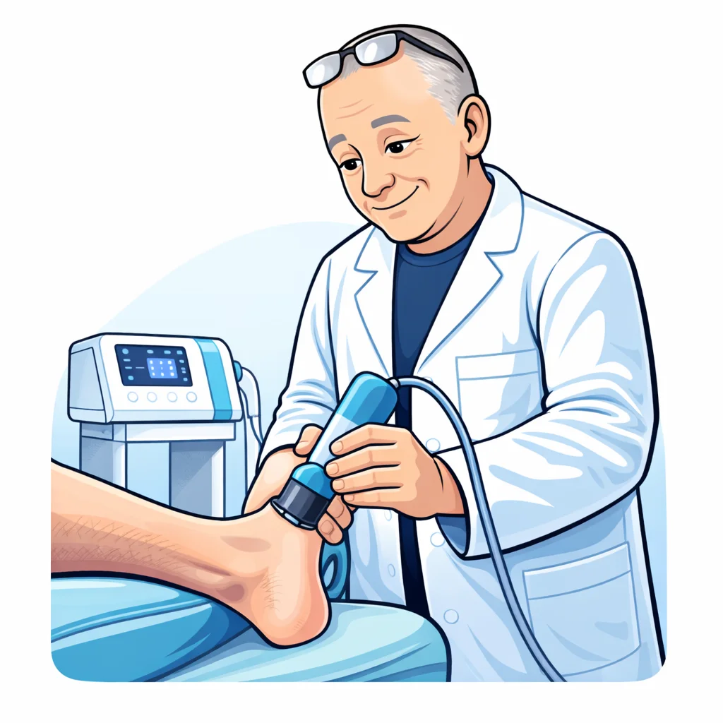 Помощь при боли в пятке при ходьбе (УВТ)