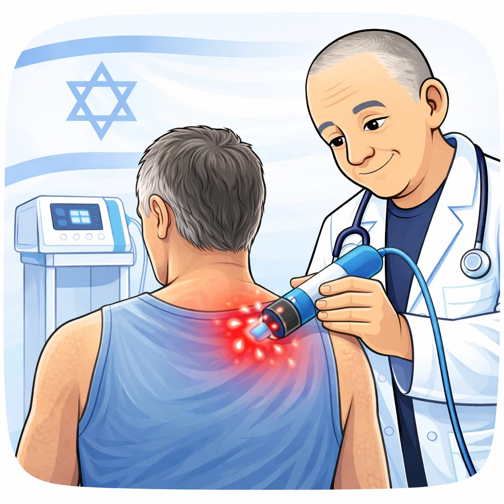 Ударно-волновая терапия в Израиле - клиника лечения боли - Помощь при боли в плече и ограничении движения (УВТ)