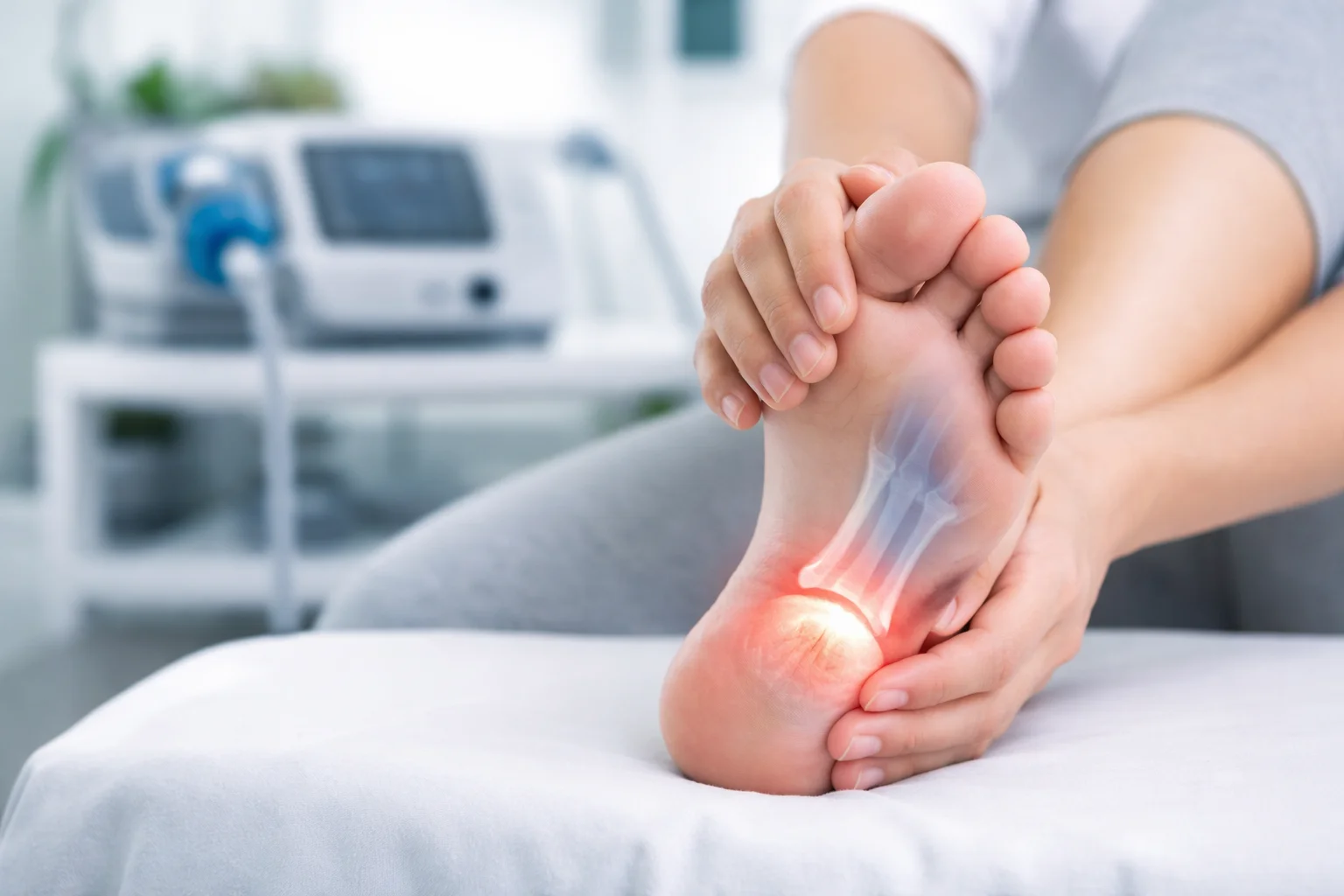 Пяточная боль и пяточная шпора в Израиле: почему больно наступать и что с этим делают в клинике боли